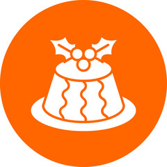 Vector Design Pudding Icon Style