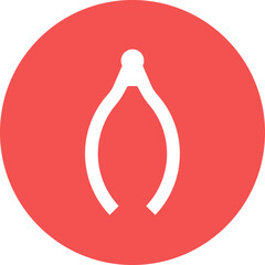 Vector Design Wishbone Icon Style