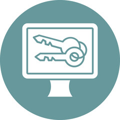 Vector Design Key Icon Style