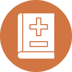Obraz premium Vector Design Medical Book Icon Style
