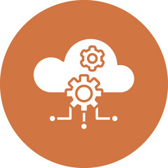 Vector Design Cloud Computing Icon Style