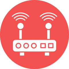 Vector Design Wifi Router Icon Style