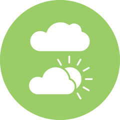 Vector Design Cloudy Icon Style