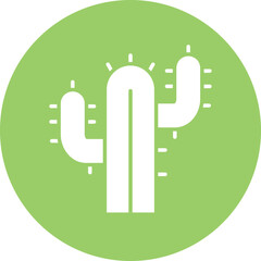 Vector Design Cactus Icon Style