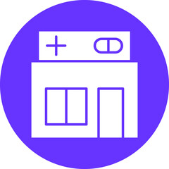 Vector Design Medical Shop Icon Style