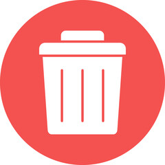 Vector Design Trash Can Icon Style