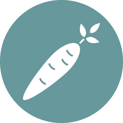 Vector Design Carrots Icon Style