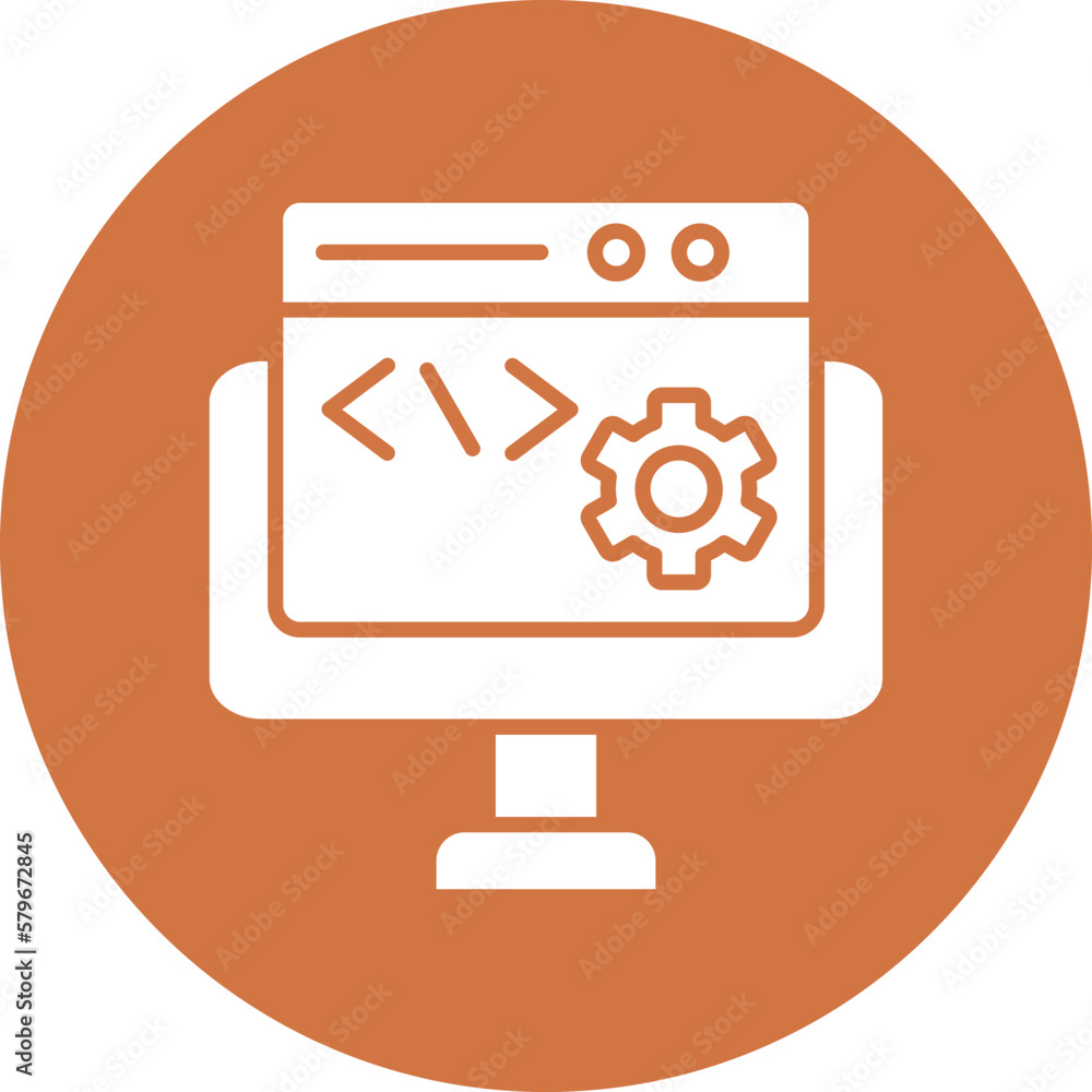Poster vector design web design icon style