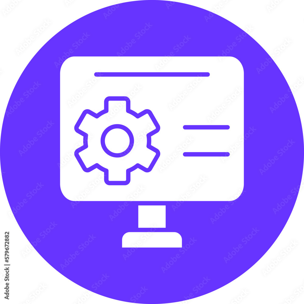 Poster vector design software development icon style