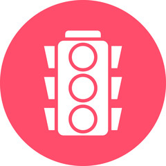 Vector Design Traffic Light Icon Style