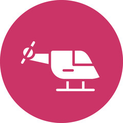 Vector Design Helicopter Icon Style