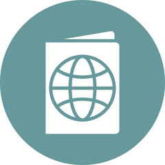 Vector Design Passport Icon Style