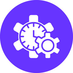 Vector Design Time Management Icon Style