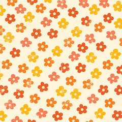 Obraz premium Seamless floral pattern