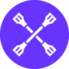 Vector Design Paddles Icon Style