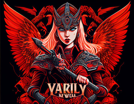valkyria angry art