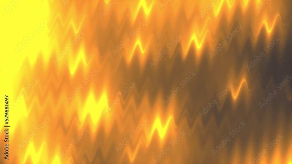 Poster waving neon lines. computer generated 3d render