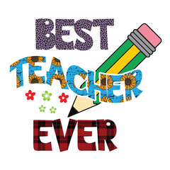 Teacher Sublimation Design