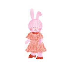 Obraz premium ドレスを着たうさぎ
