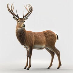 Deer 3d model royalty-free - preview no 2. Generative AI.