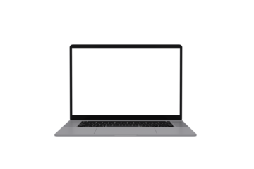 Laptop with transparent for mockup pc illustration png