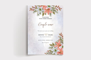Obraz premium Save the date wedding invitation templates