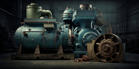 Obraz premium Industrial Background for Product Photography