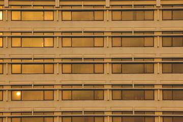 The landscape Coastline of Victoria Harbour, HK . March 5 2023