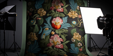 Printed Fabric Background for Product Photography