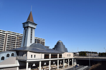 Obraz premium Suburban area of Tokyo Greater Area, Japan (Chiba Newtown) 