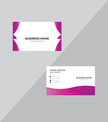 Naklejka premium vector card template business card