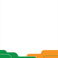 Obraz premium Header Business Footer