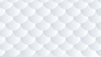 Blue background in the form of fish scales seamless pattern