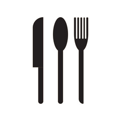 cutlery icon design template vector
