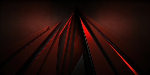 abstract red and black background, generative ai