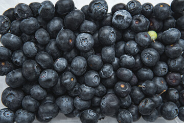 fresh tasty blueberries as a background