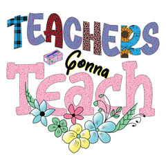 Teacher Craft Sublimation Design