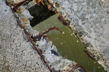 cracked cement texture wallpaper and background