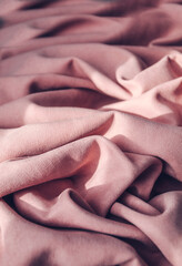 Natural pink fabric