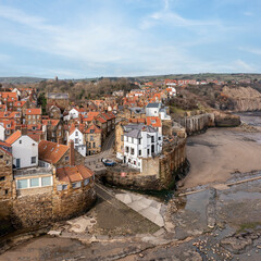 Robin Hoods Bay elevated view