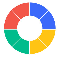 Infographic Circle Chart Element