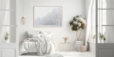 Light and Airy: White Background with Soft Texture and Ethereal Feel