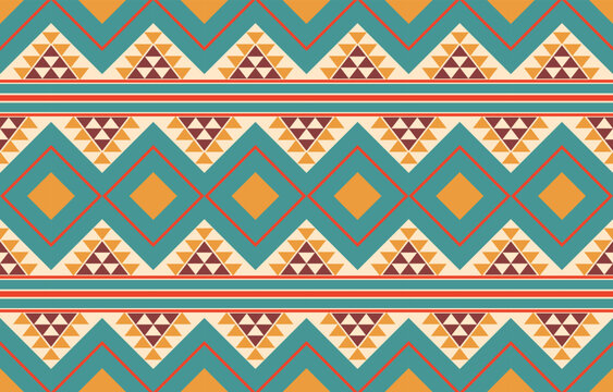 Oriental ethnic pattern. Abstract ethnic geometric pattern background design wallpaper, Indian border background,carpet,wallpaper,clothing,wrapping,batic,fabric, traditional print vector illustration.