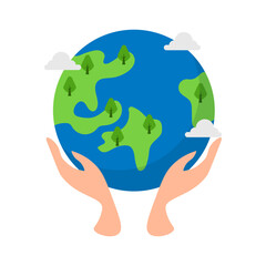 Mother Earth Day Vector Illustration