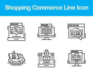 Shopping Commerce Vector Icon Set
