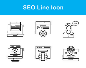 SEO Vector Icon Set