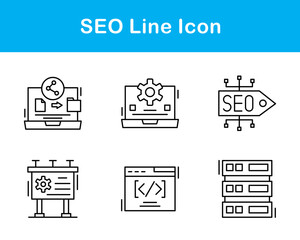 SEO Vector Icon Set