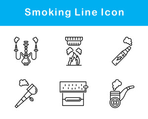 Smoking Vector Icon Set
