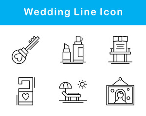 Wedding Vector Icon Set
