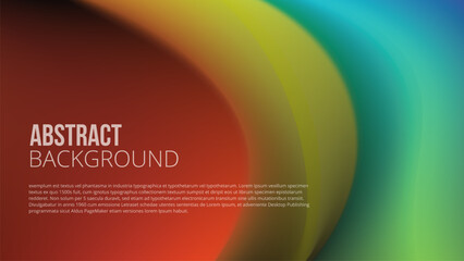 Fototapeta premium elegant and modern colorful background with blank space